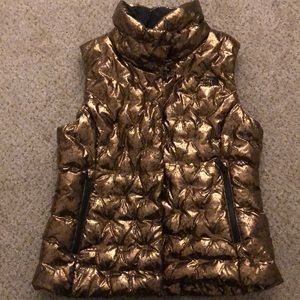 North Face Gold Vest